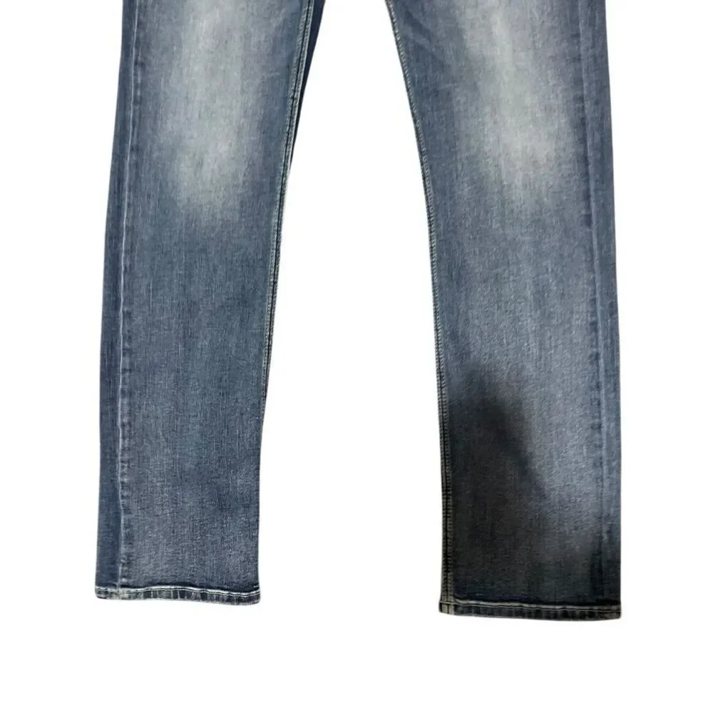 BKE Buckle Jake Straight Jeans Mens Size 36 Medium Wash  Casual